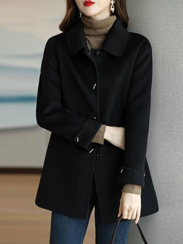 Women's Long Single-Breasted Coat