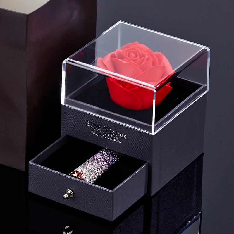 Rose Gift Box & Jewellery Gift Set