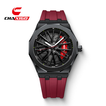 Mens Rotating Bezel Quartz Watch