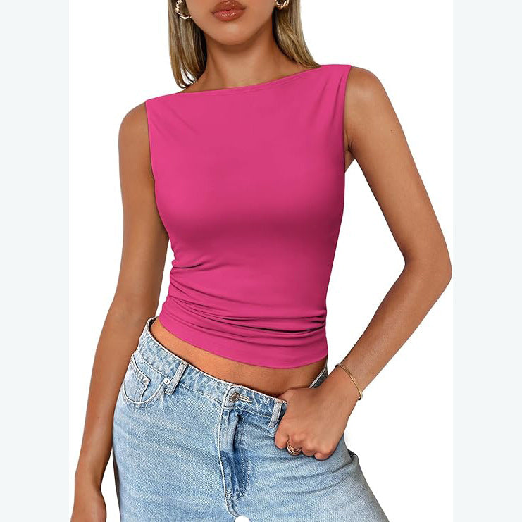 Women's Sleeveless Square Neck Camisole Top