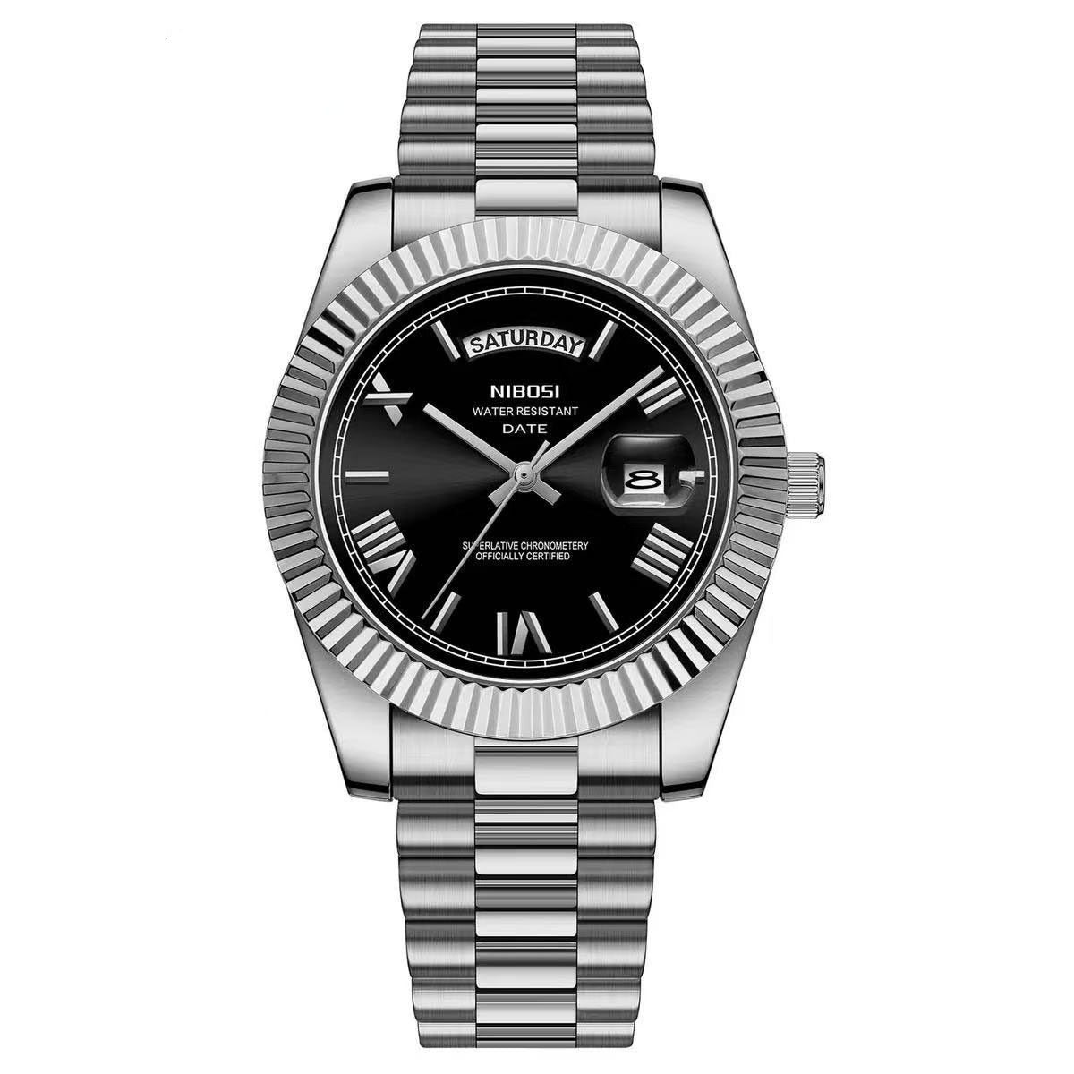 Classic Retro Calendar Watch