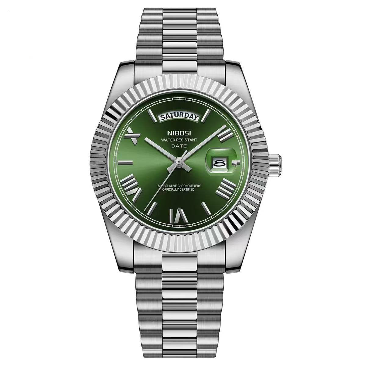 Classic Retro Calendar Watch