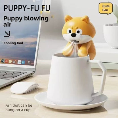 Hanging Cup-Style Mouth-Blowing Fan