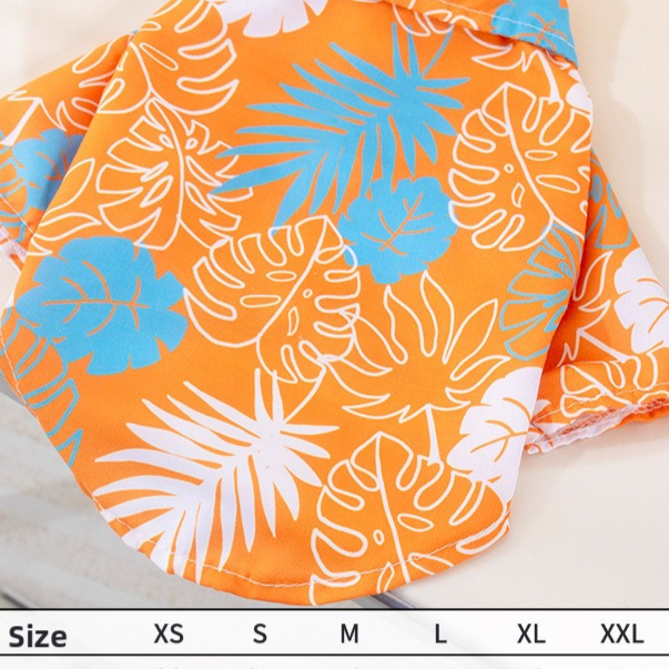 Floral Pet Shirt for Cats and Small Dogs
