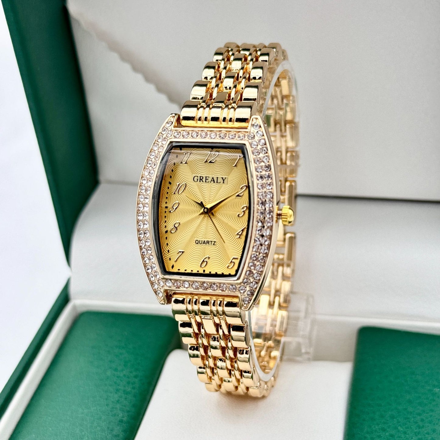 Fashion Quartz Watch Digital Analog Combo
