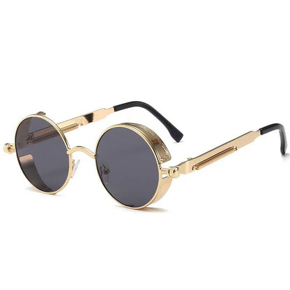 Retro Round Frame Sunglasses