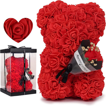 Eternal Rose Bear Gift with Decorative Box