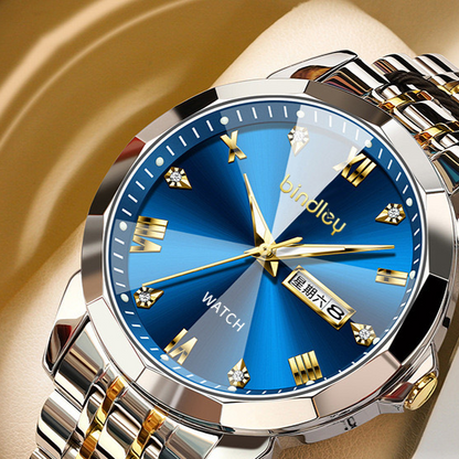 Calendar quartz watch