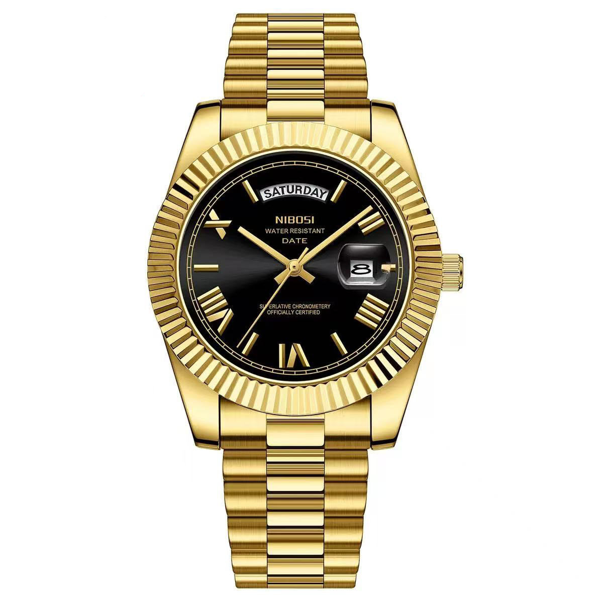 Men's Classic Retro Calendar Quartz Watch