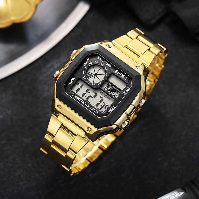 LED Luminous Square Electronic Watch