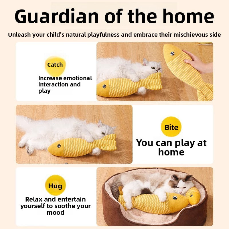 Catnip Simulated Fish Toy for Cats