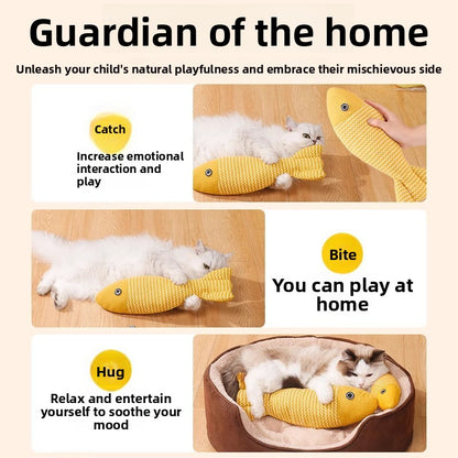 Catnip Simulated Fish Toy for Cats
