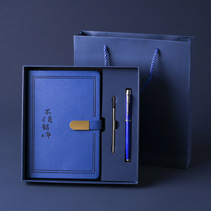 Custom Imitation Leather Notebook with Gift Box