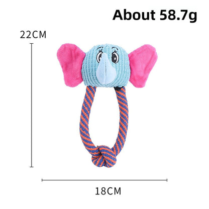 Plush Bite-Resistant Sound Pet Toys for Dogs and Cats
