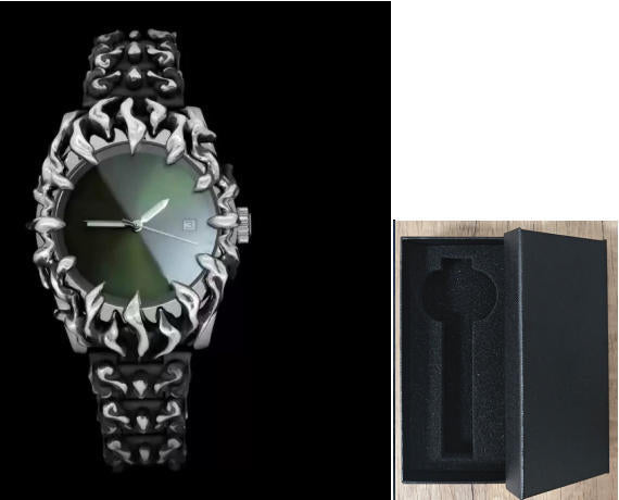 Men's Retro Y2K Claw Quartz Watch – Luminous Calendar Alloy Design