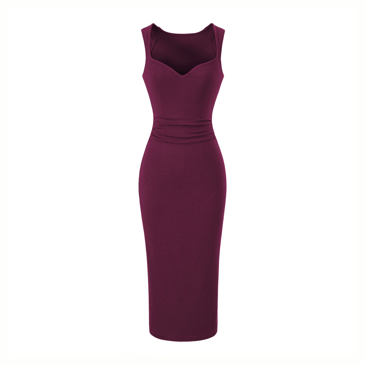 Women's V-Neck Bodycon Maxi Dress