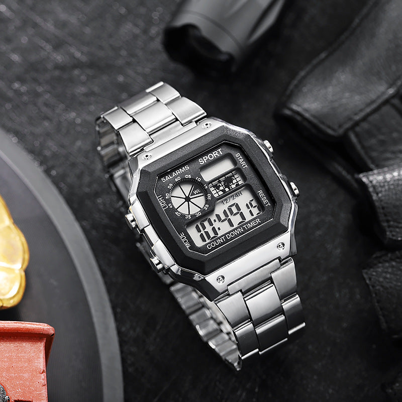 LED Luminous Square Electronic Watch