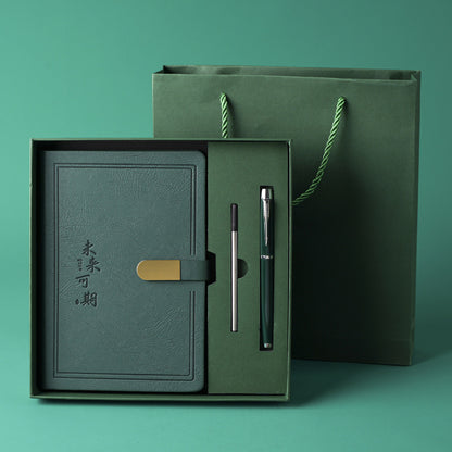 Custom Imitation Leather Notebook with Gift Box