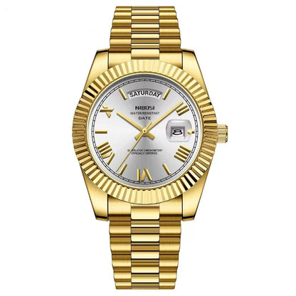 Classic Retro Calendar Watch