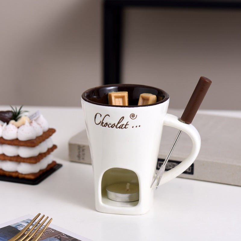 Ceramic Hot Pot Mug Chocolate Cup