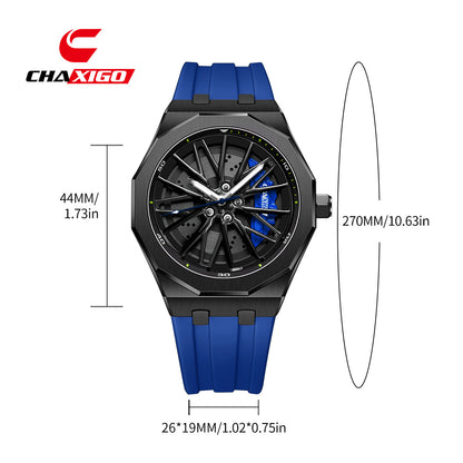 Mens Rotating Bezel Quartz Watch