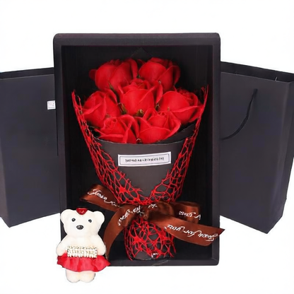 Scented Soap Rose Bouquet Gift Box