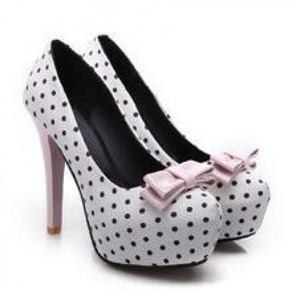 Bowknot High Heel Women Shoes