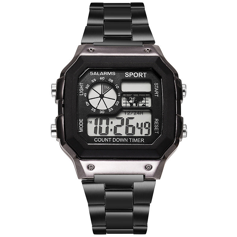 LED Luminous Square Electronic Watch