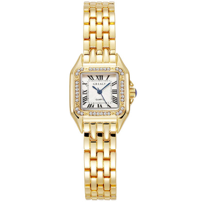 Lady Roman Square Quartz Watch