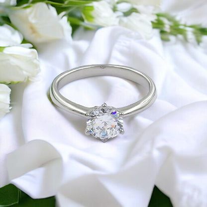 Classic Gold Plated Zircon Ring
