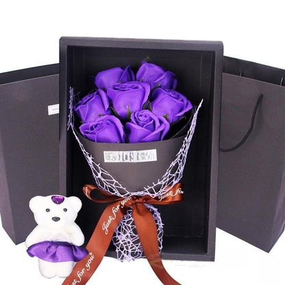 Scented Soap Rose Bouquet Gift Box