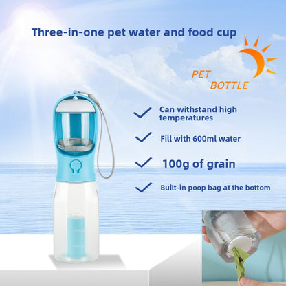 Portable Pet Water and Food Dispenser