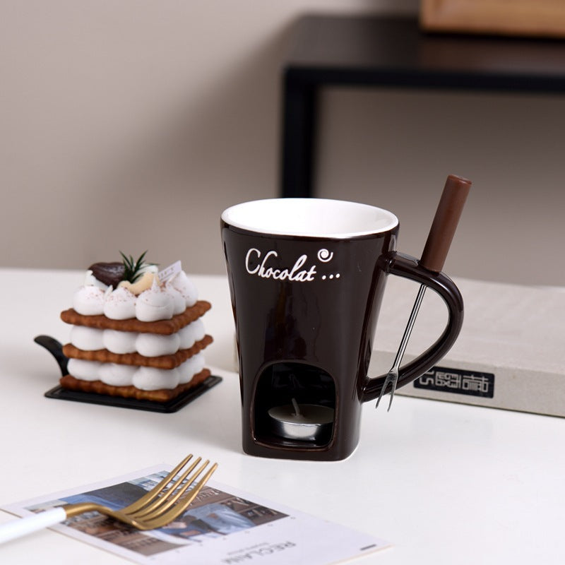 Ceramic Hot Pot Mug Chocolate Cup