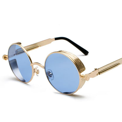 Retro Round Frame Sunglasses