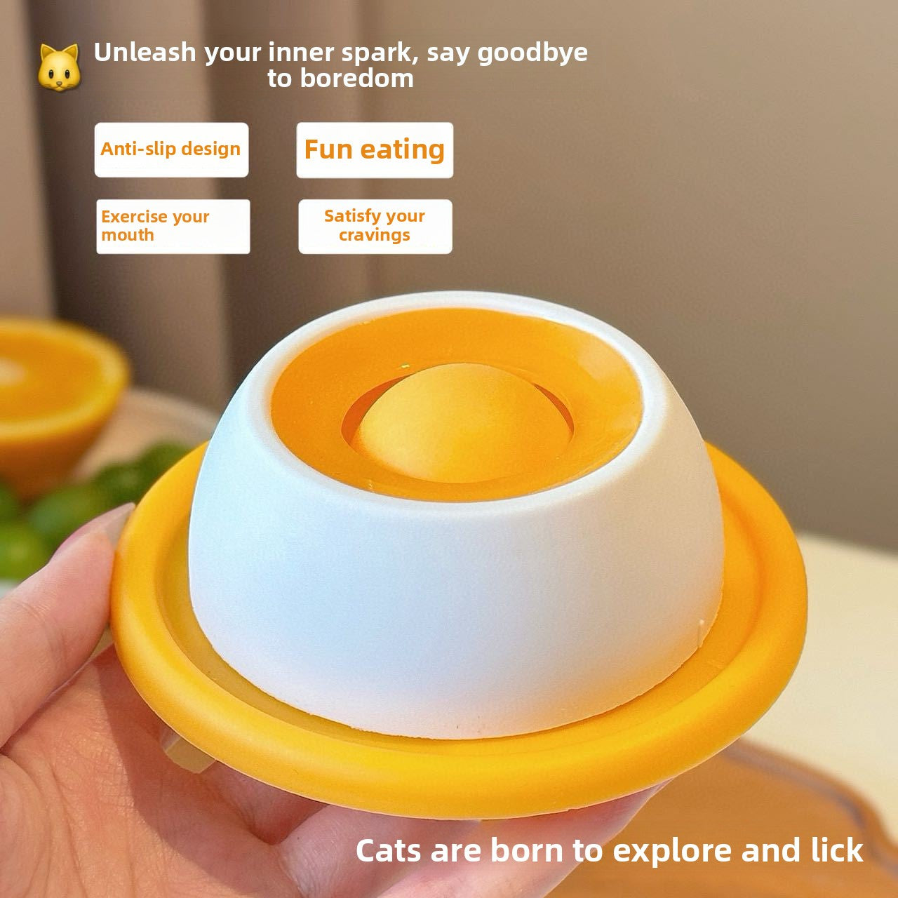 Interactive Slow Feeder Toy for Cats and Dogs