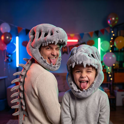 Dinosaur skeleton plush cap funny costume gift