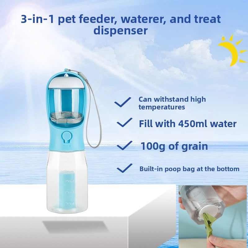 Portable Pet Water and Food Dispenser