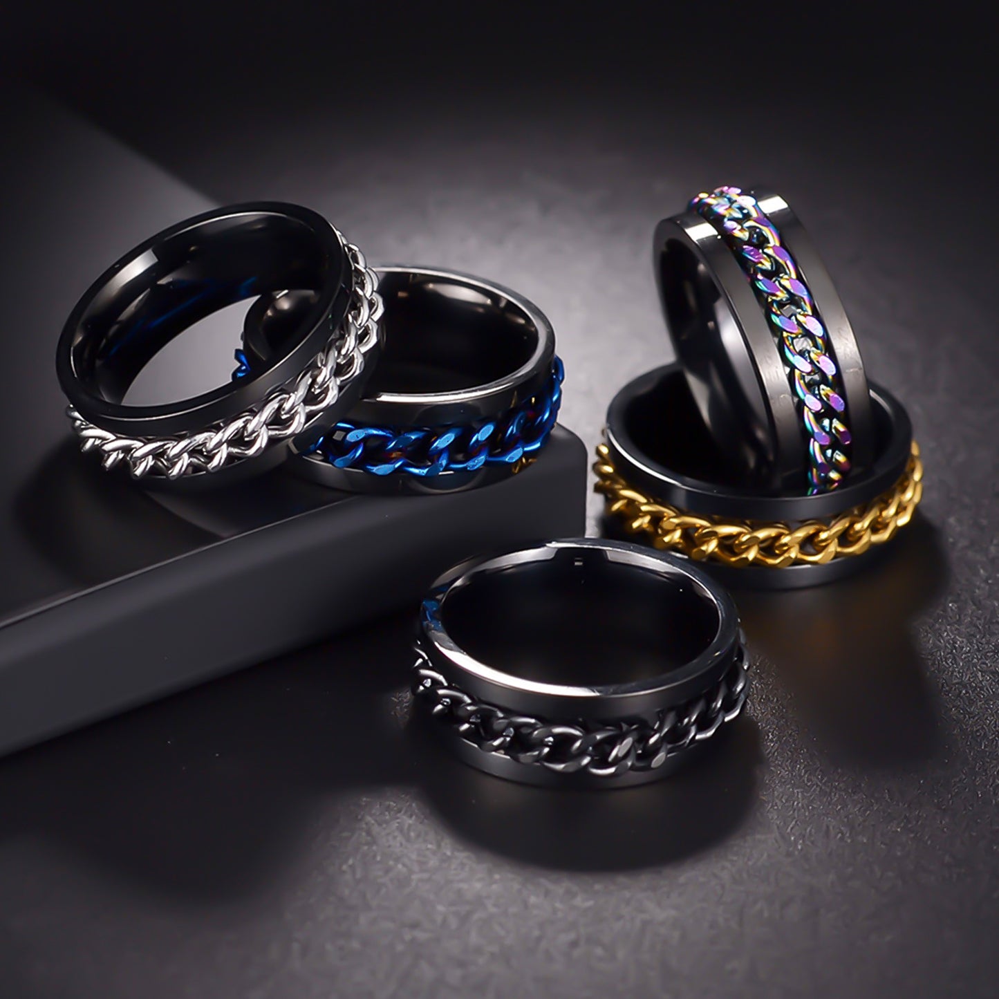 Rotating Stainless Steel Ring Bottle Opener