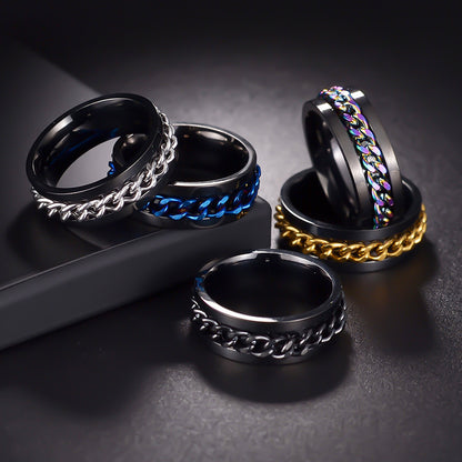 Rotating Stainless Steel Ring Bottle Opener