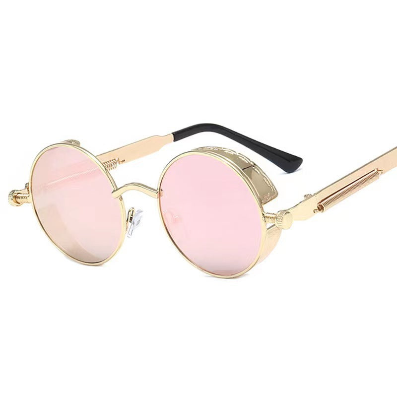 Retro Round Frame Sunglasses