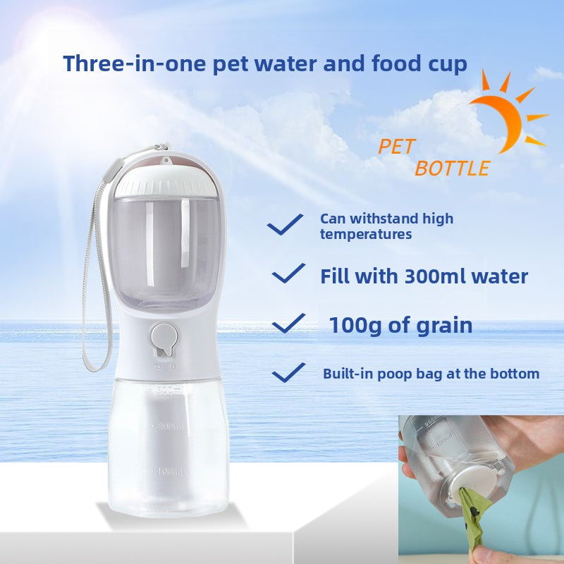 Portable Pet Water and Food Dispenser