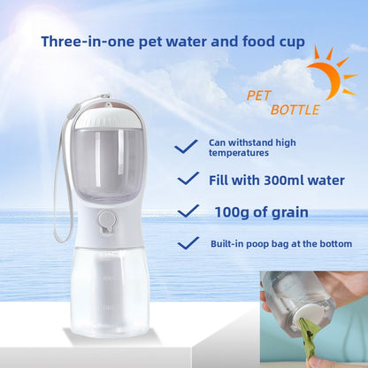 Portable Pet Water and Food Dispenser