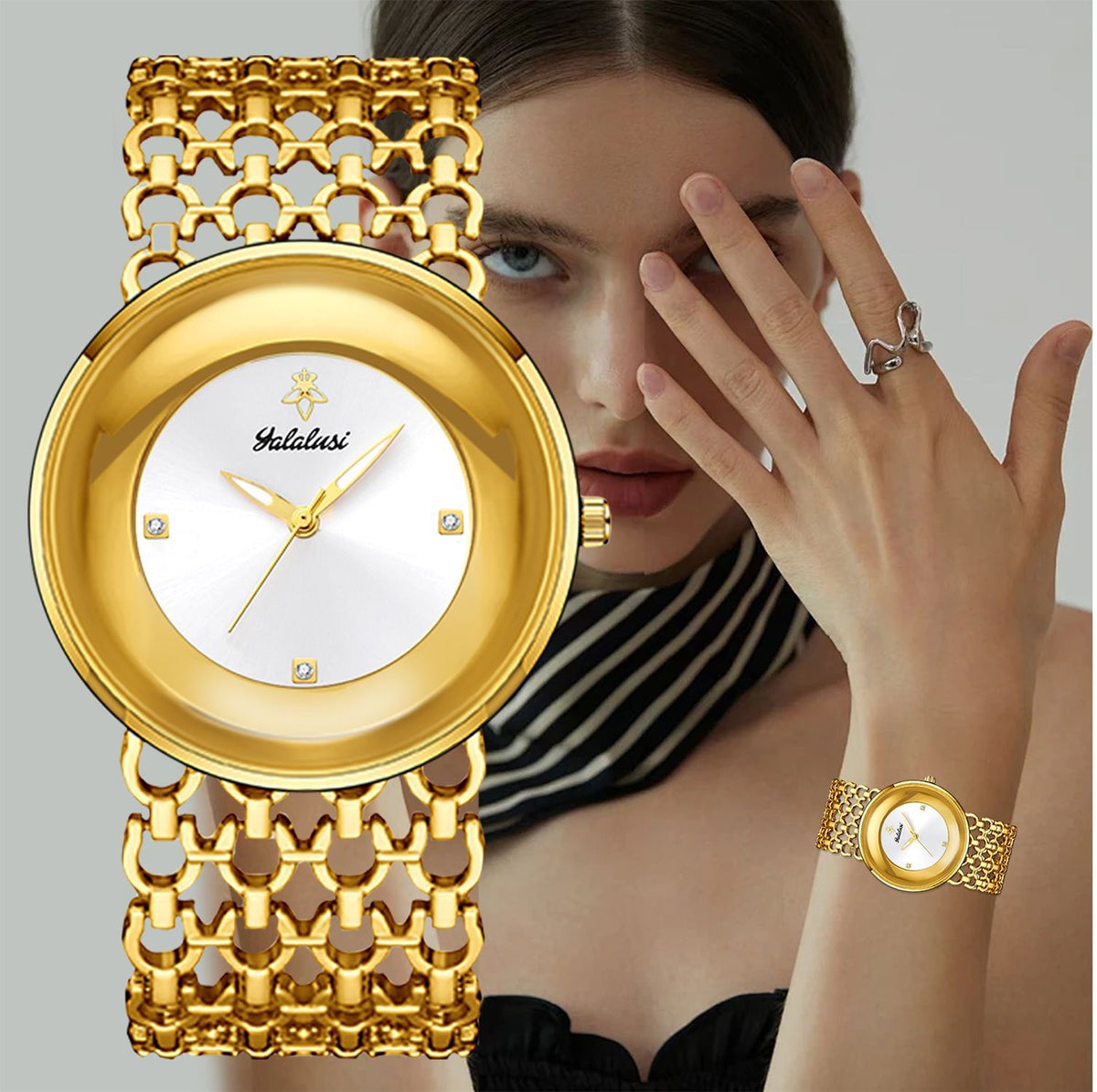 Women's Hollow Strap Quartz Watch