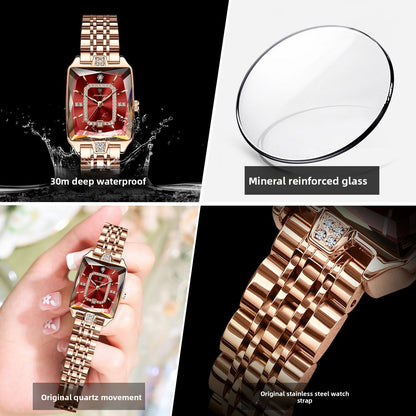 Women's Square Quartz Watch