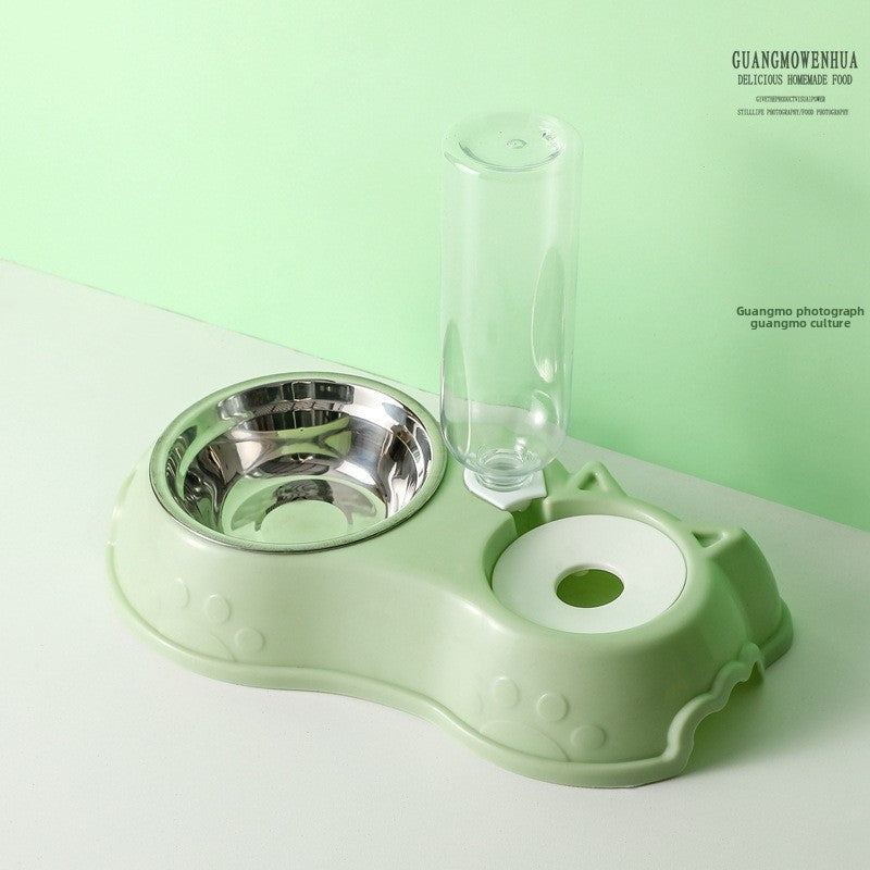Automatic Pet Food and Water Dispenser Bowl