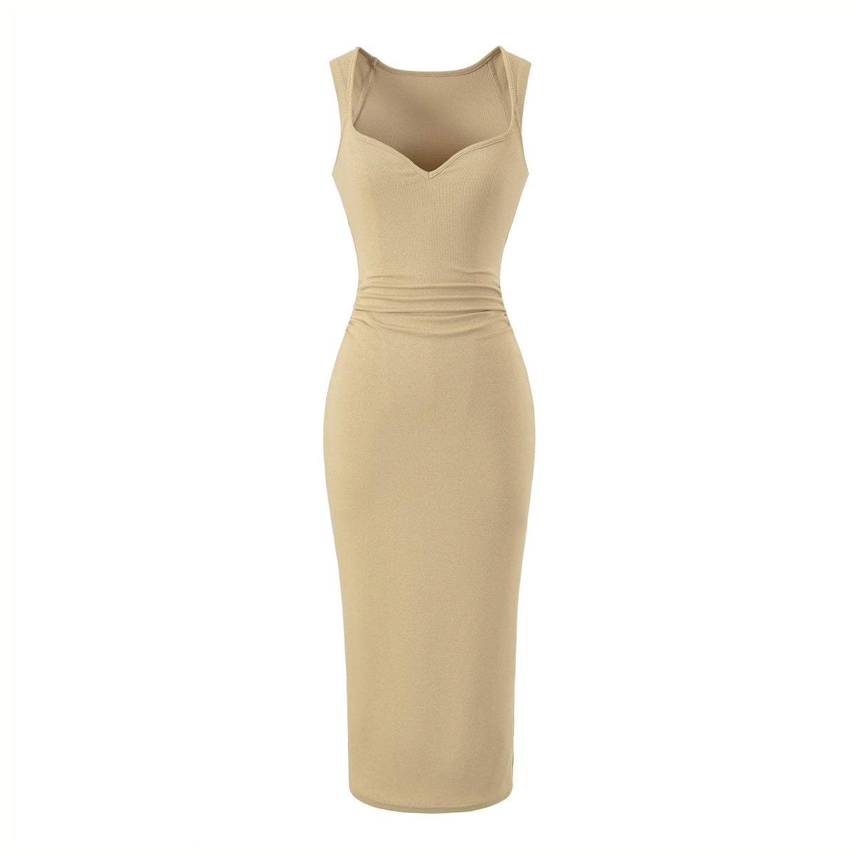 Women's V-Neck Bodycon Maxi Dress
