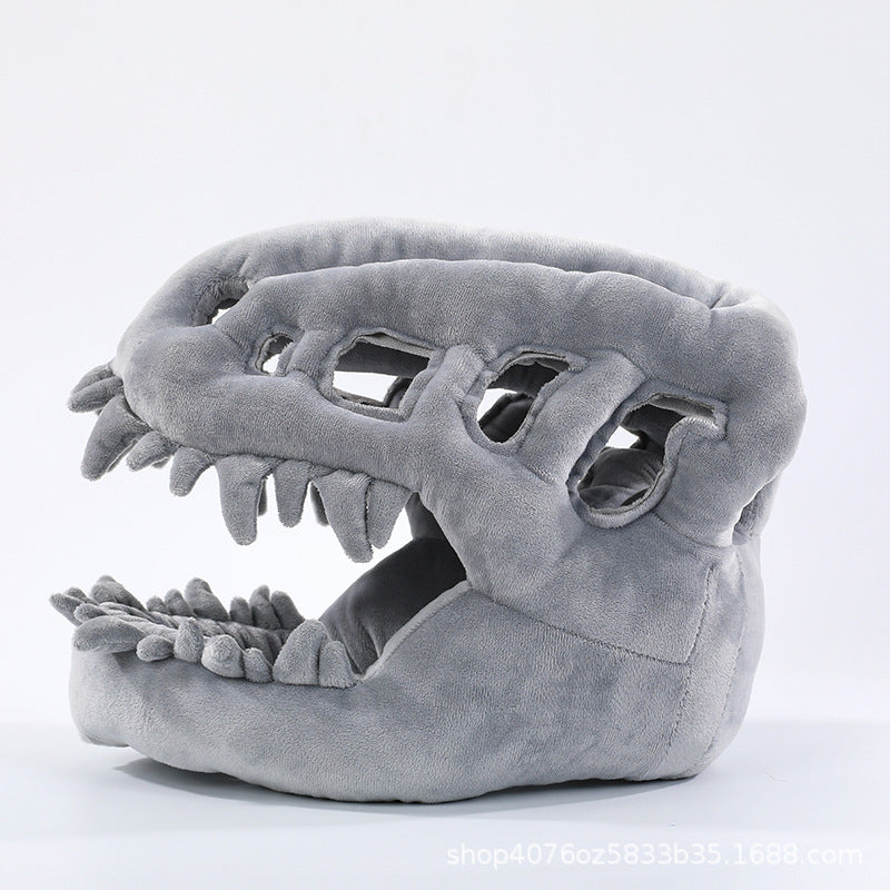 Dinosaur skeleton plush cap funny costume gift