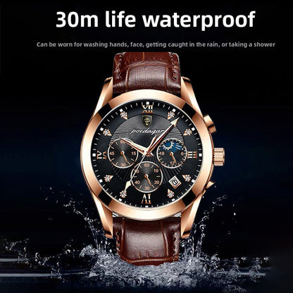 Waterproof Luminous Calendar Mens Watch