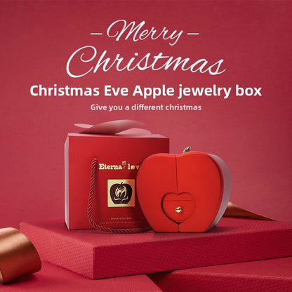 Eternal Flower Christmas Jewelry Gift Box with Necklace