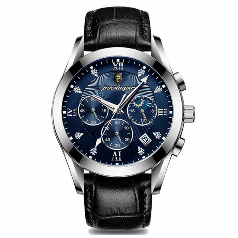 Waterproof Luminous Calendar Mens Watch